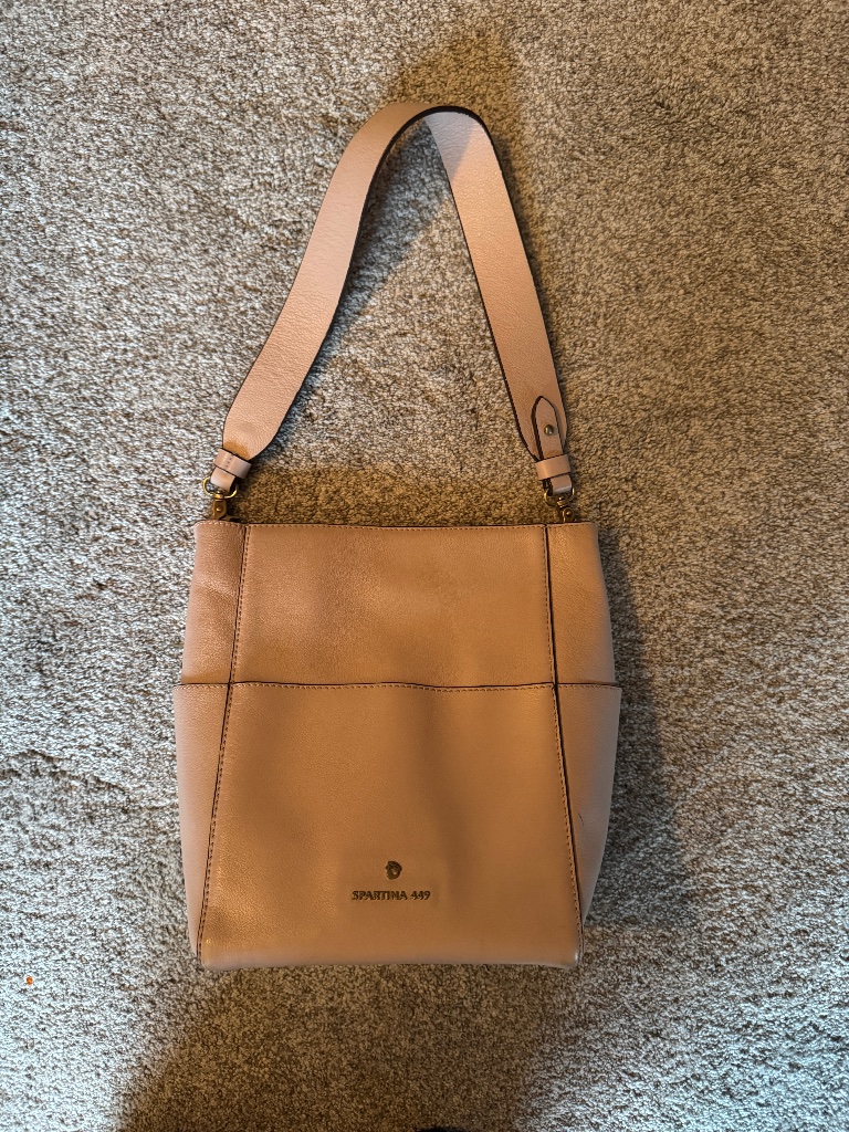 Spartina Pink Handbag, Leather